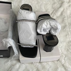 Dolce Vita bedazzled leather sandals